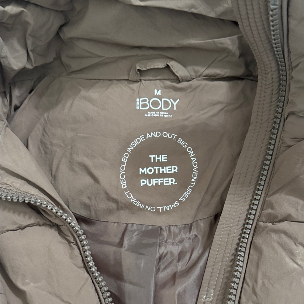 Strom Taupe Puffer Jacket